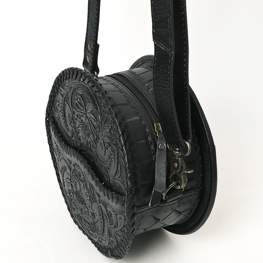 American Darling Canteen Hand Tooled Genuine Leather