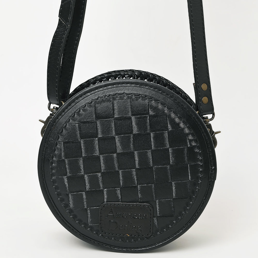 American Darling Canteen Hand Tooled Genuine Leather