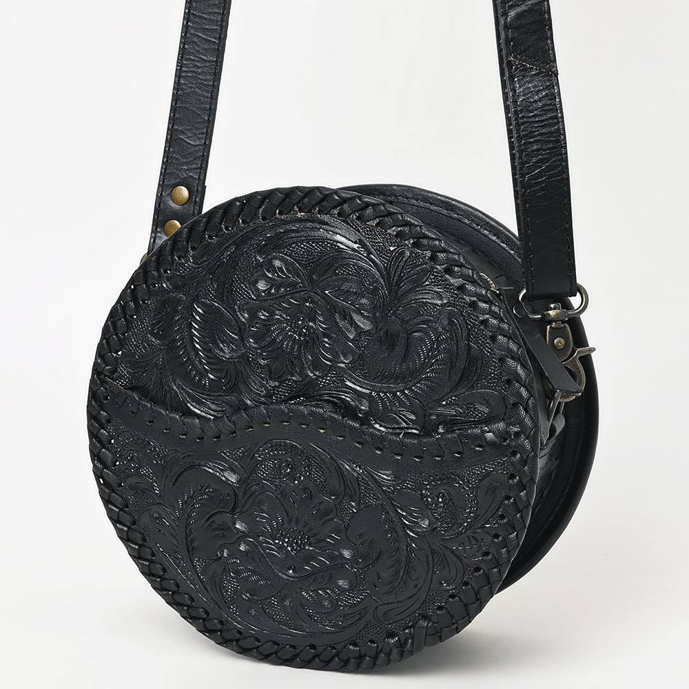 American Darling Canteen Hand Tooled Genuine Leather