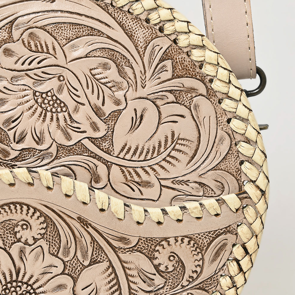 American Darling Canteen Hand Tooled Genuine Leather