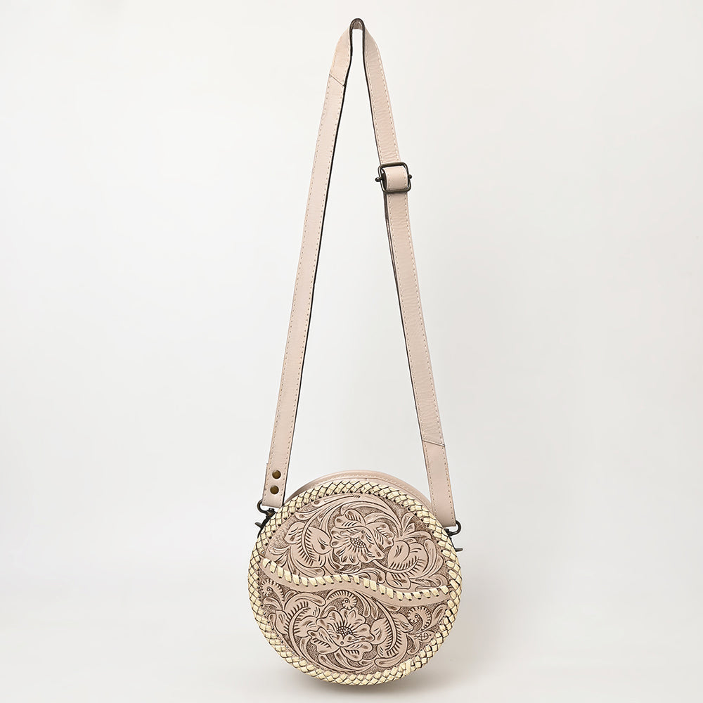 American Darling Canteen Hand Tooled Genuine Leather