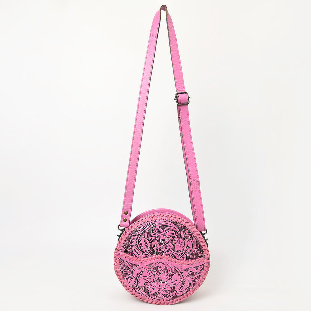 American Darling Canteen Hand Tooled Genuine Leather