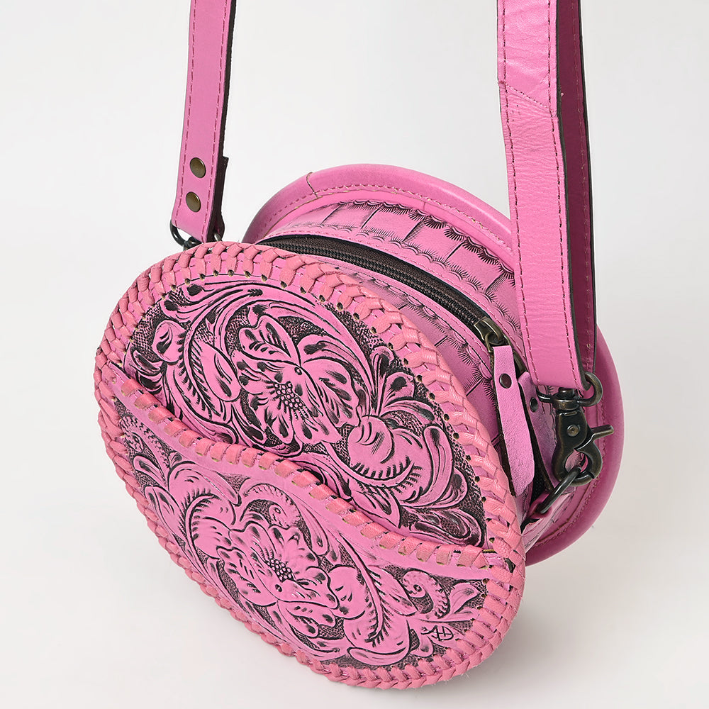 American Darling Canteen Hand Tooled Genuine Leather