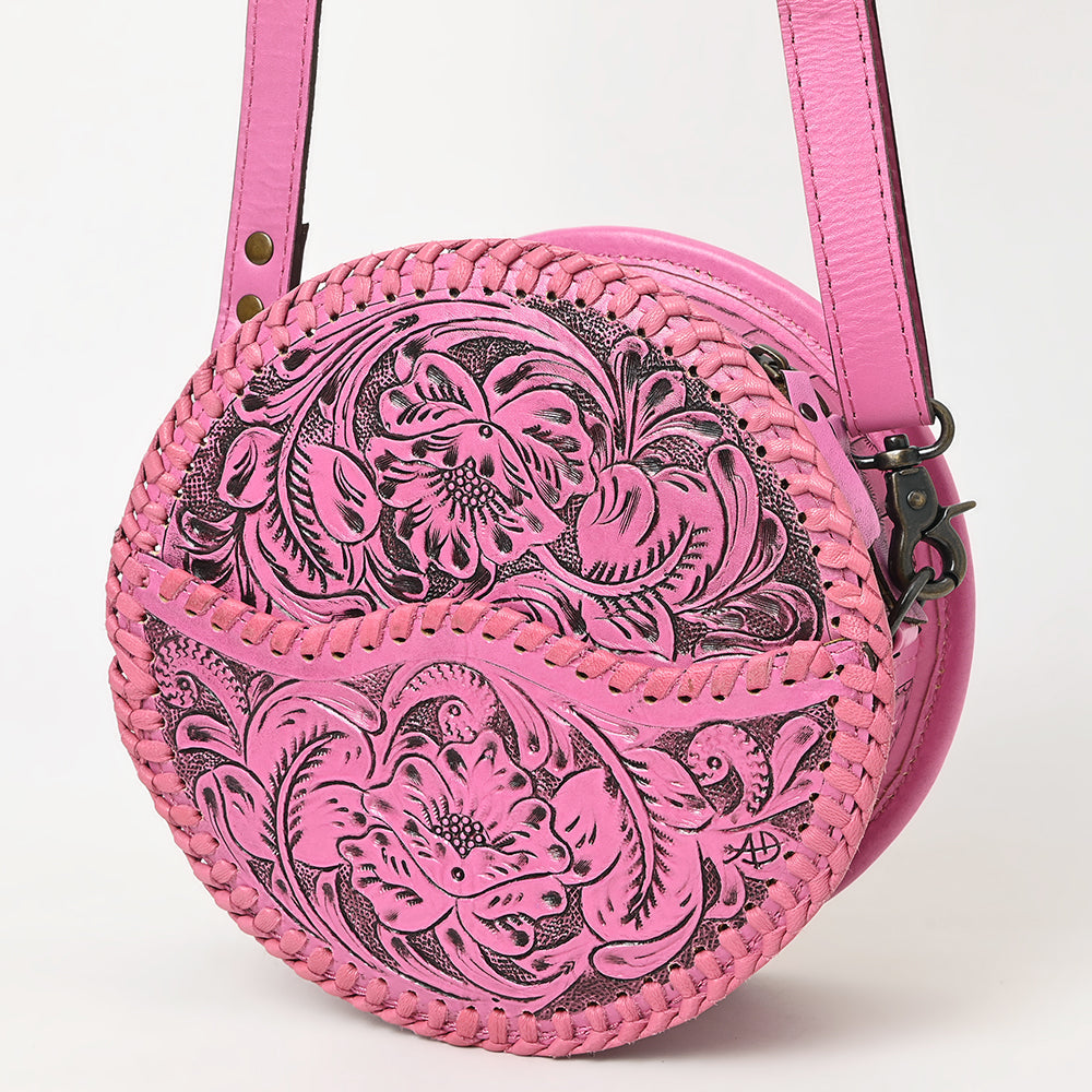 American Darling Canteen Hand Tooled Genuine Leather