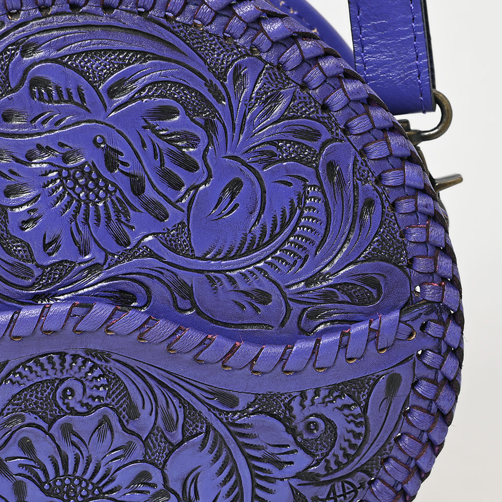 American Darling Canteen Hand Tooled Genuine Leather