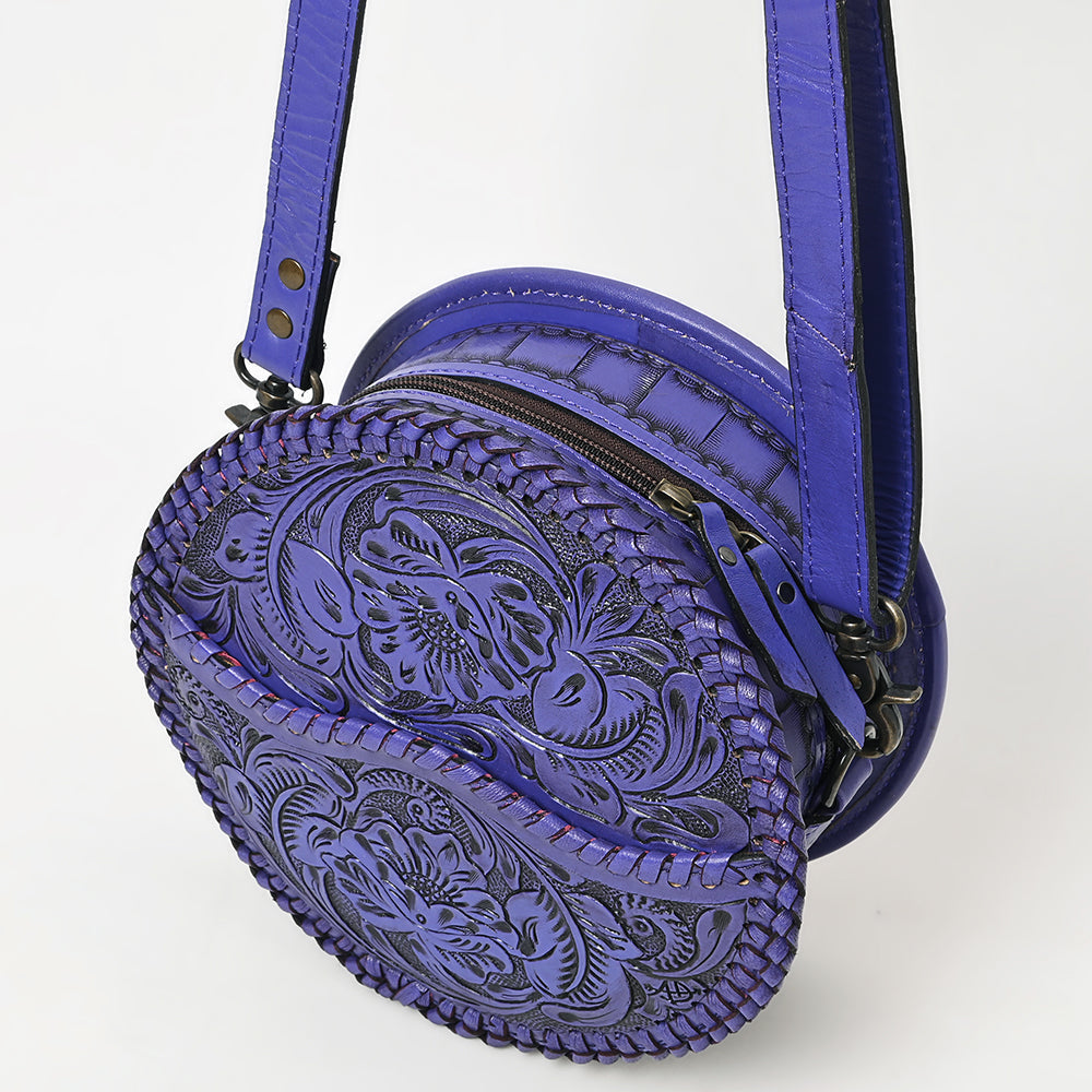 American Darling Canteen Hand Tooled Genuine Leather
