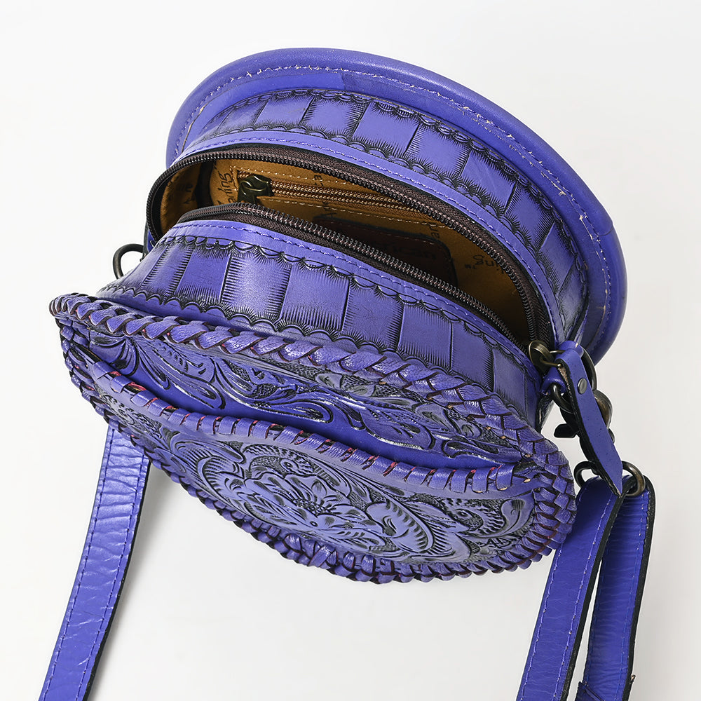 American Darling Canteen Hand Tooled Genuine Leather