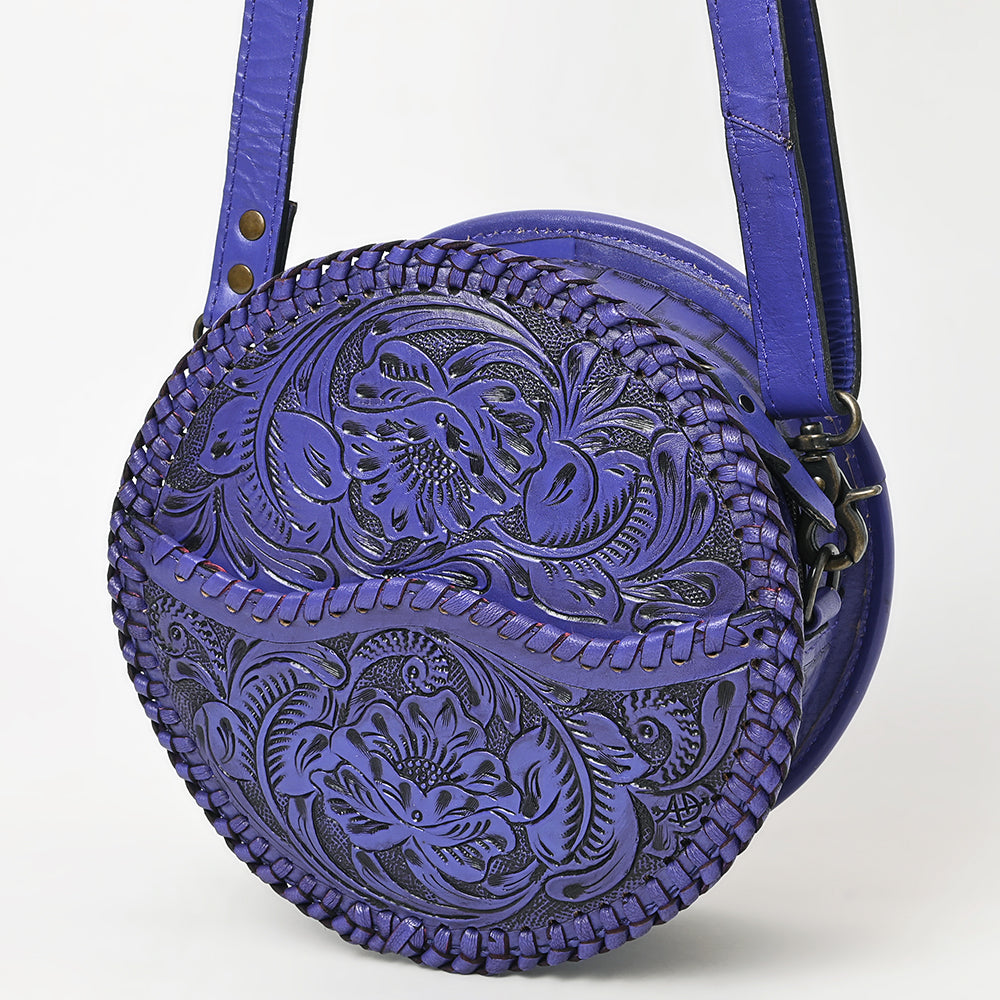 American Darling Canteen Hand Tooled Genuine Leather