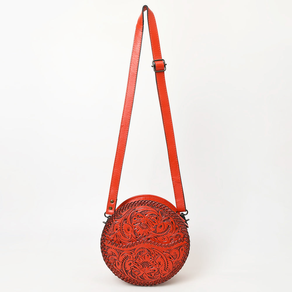 American Darling Canteen Hand Tooled Genuine Leather