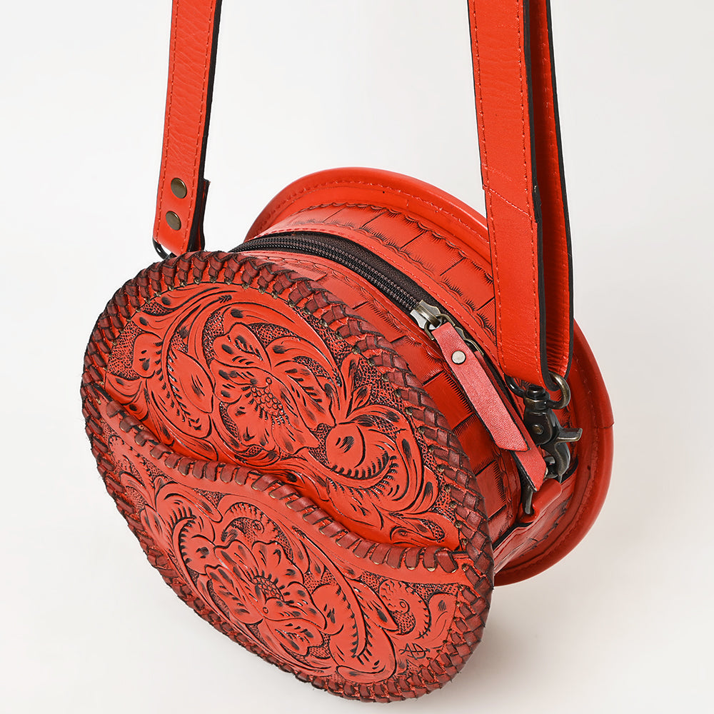 American Darling Canteen Hand Tooled Genuine Leather