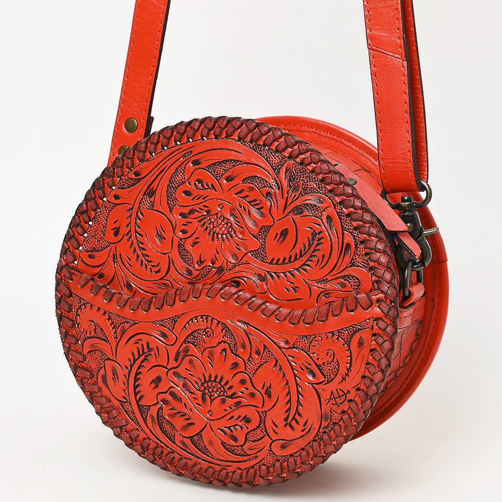 American Darling Canteen Hand Tooled Genuine Leather