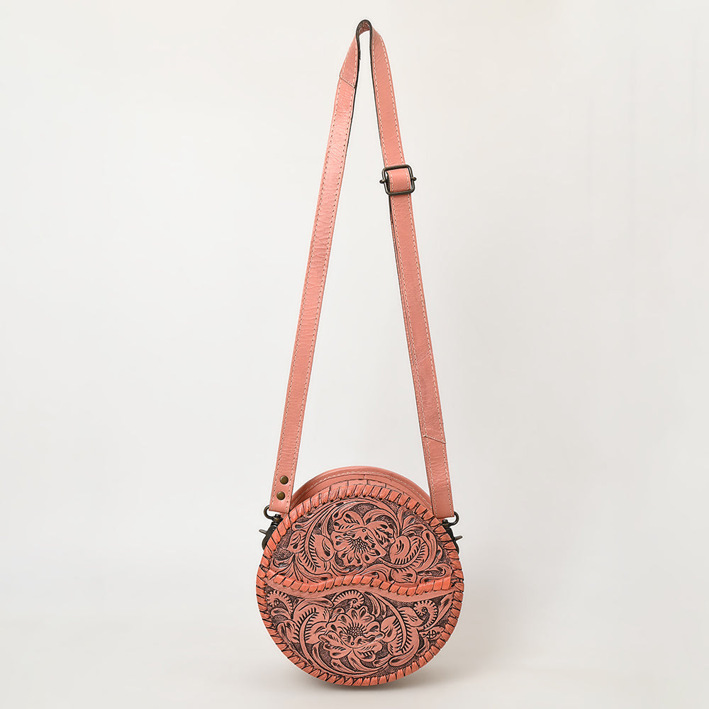 American Darling Canteen Hand Tooled Genuine Leather