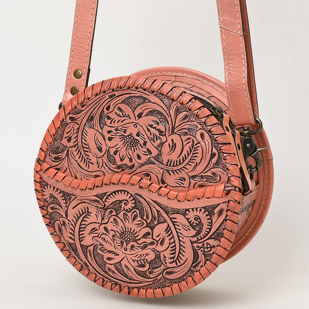 American Darling Canteen Hand Tooled Genuine Leather