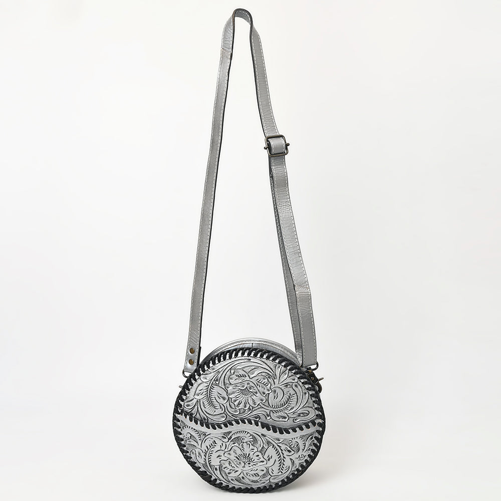 American Darling Canteen Hand Tooled Genuine Leather