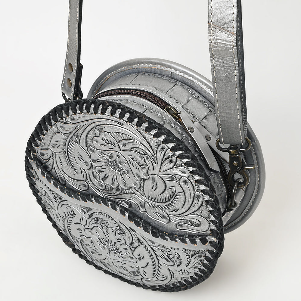 American Darling Canteen Hand Tooled Genuine Leather