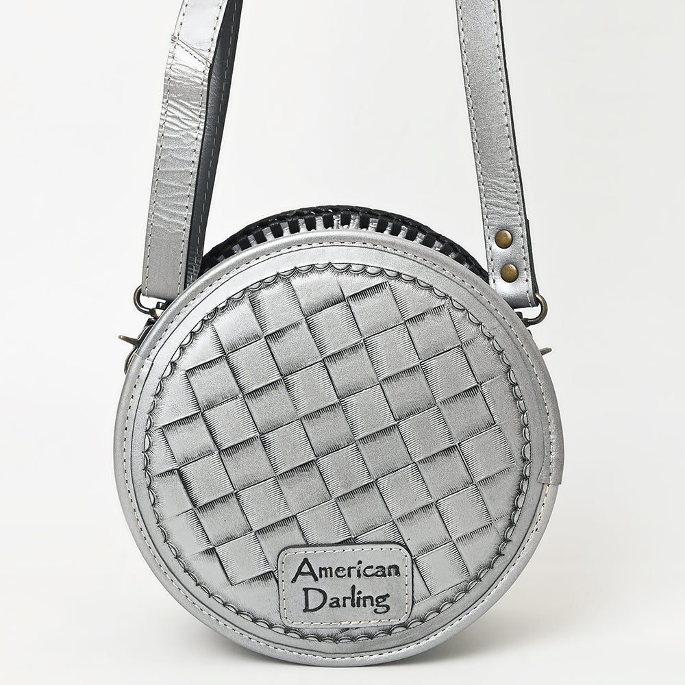 American Darling Canteen Hand Tooled Genuine Leather