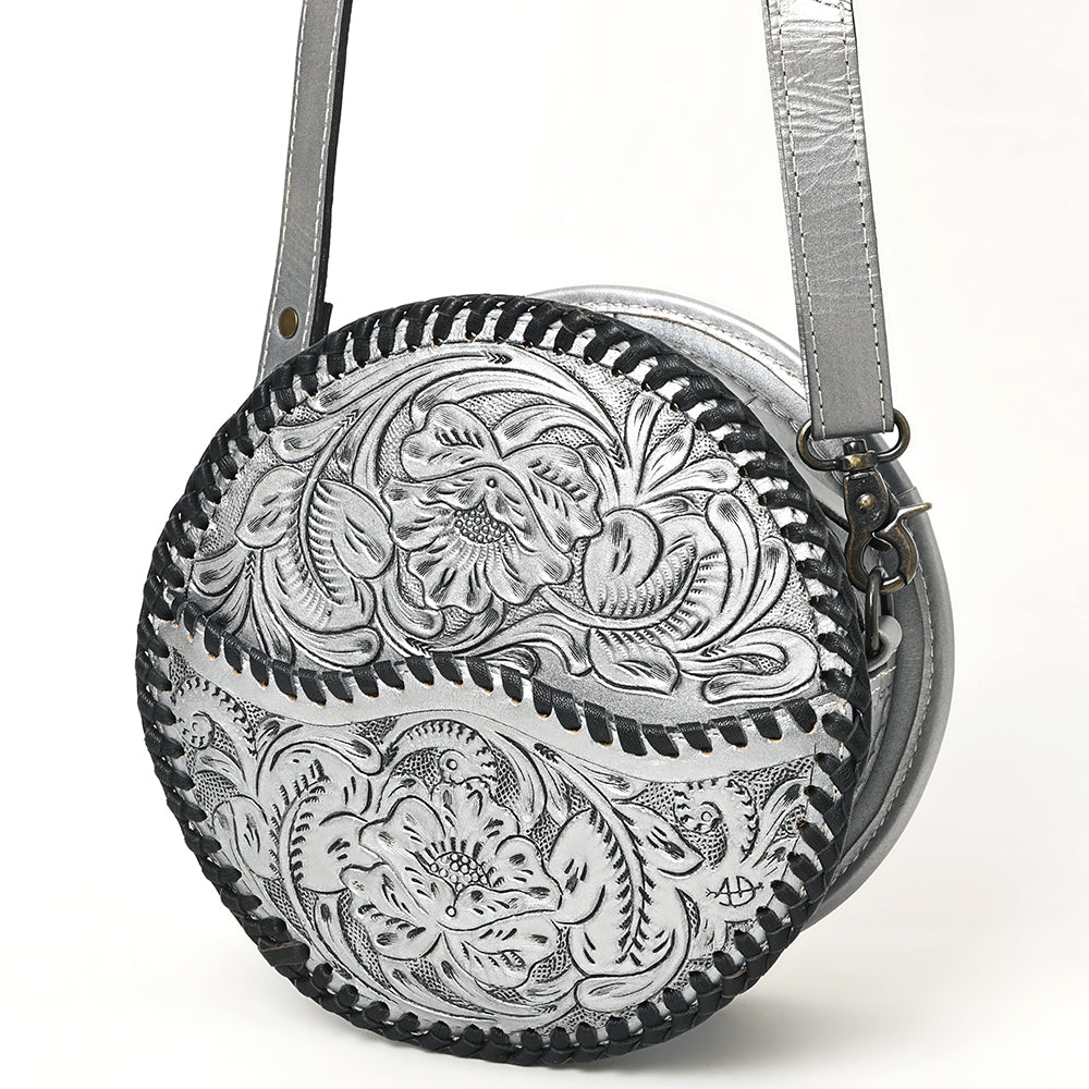 American Darling Canteen Hand Tooled Genuine Leather