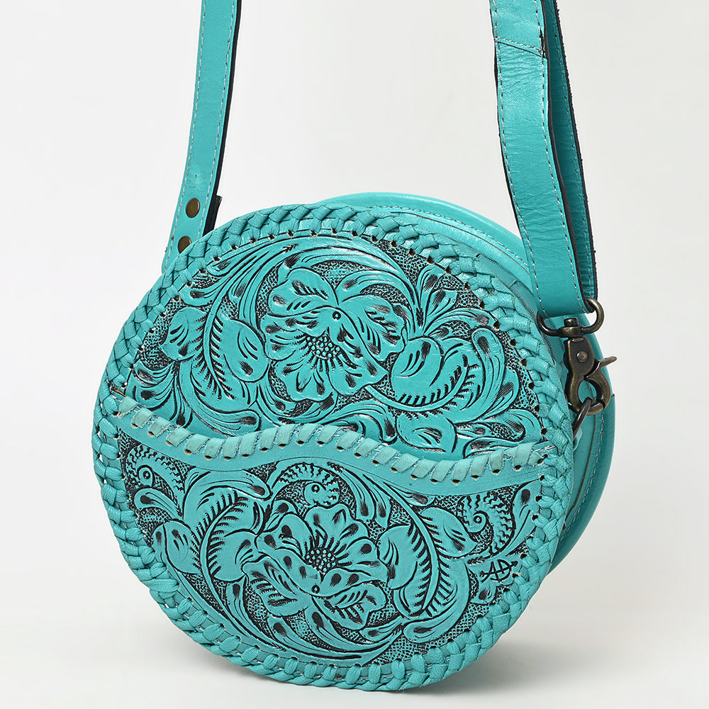 American Darling Canteen Hand Tooled Genuine Leather