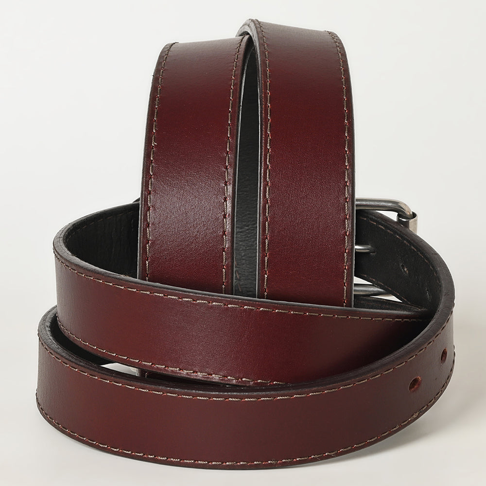 American Tanner Western Grain Leather Unisex Holster Belt Men Women Brown