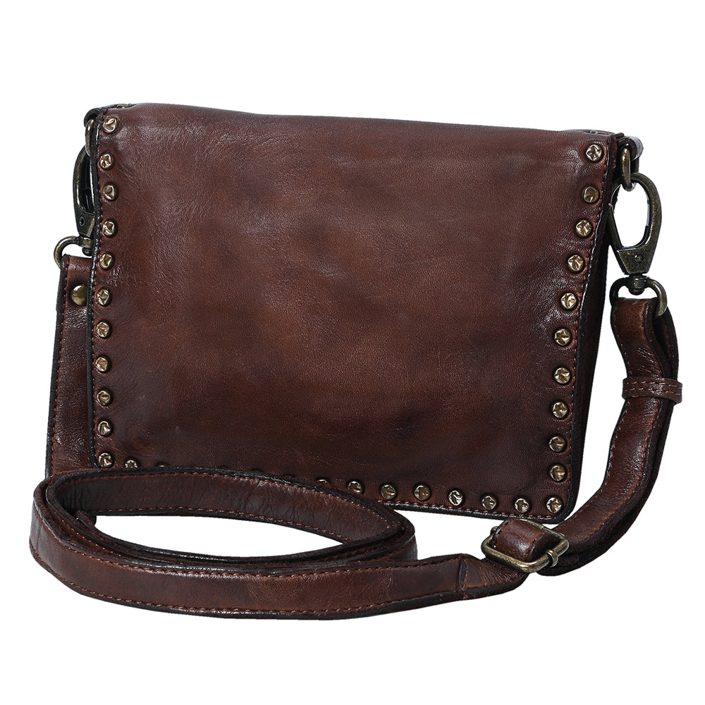 Spaghetti Western Organiser Vintage Handmade Drum Dyed Genuine European Cowhide Leather