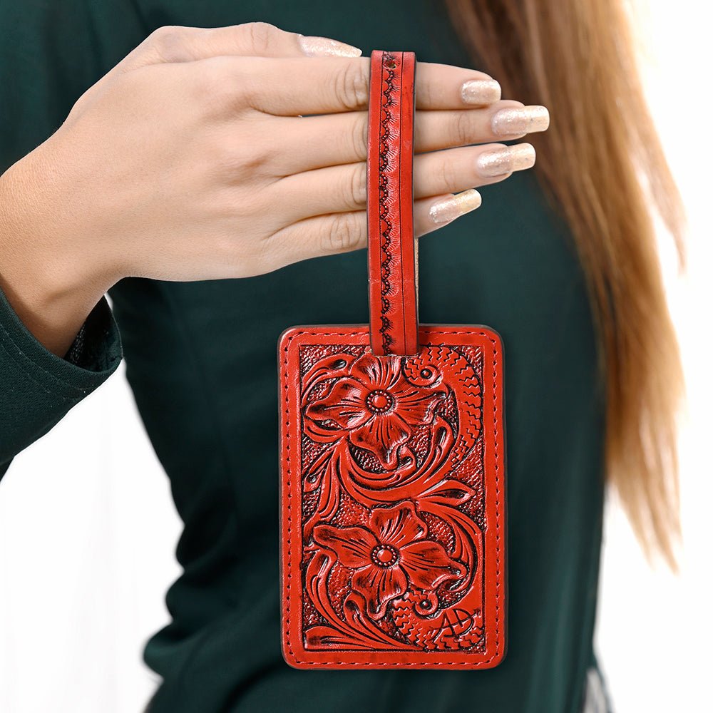 American Darling Beautifully Hand Tooled Genuine Leather
