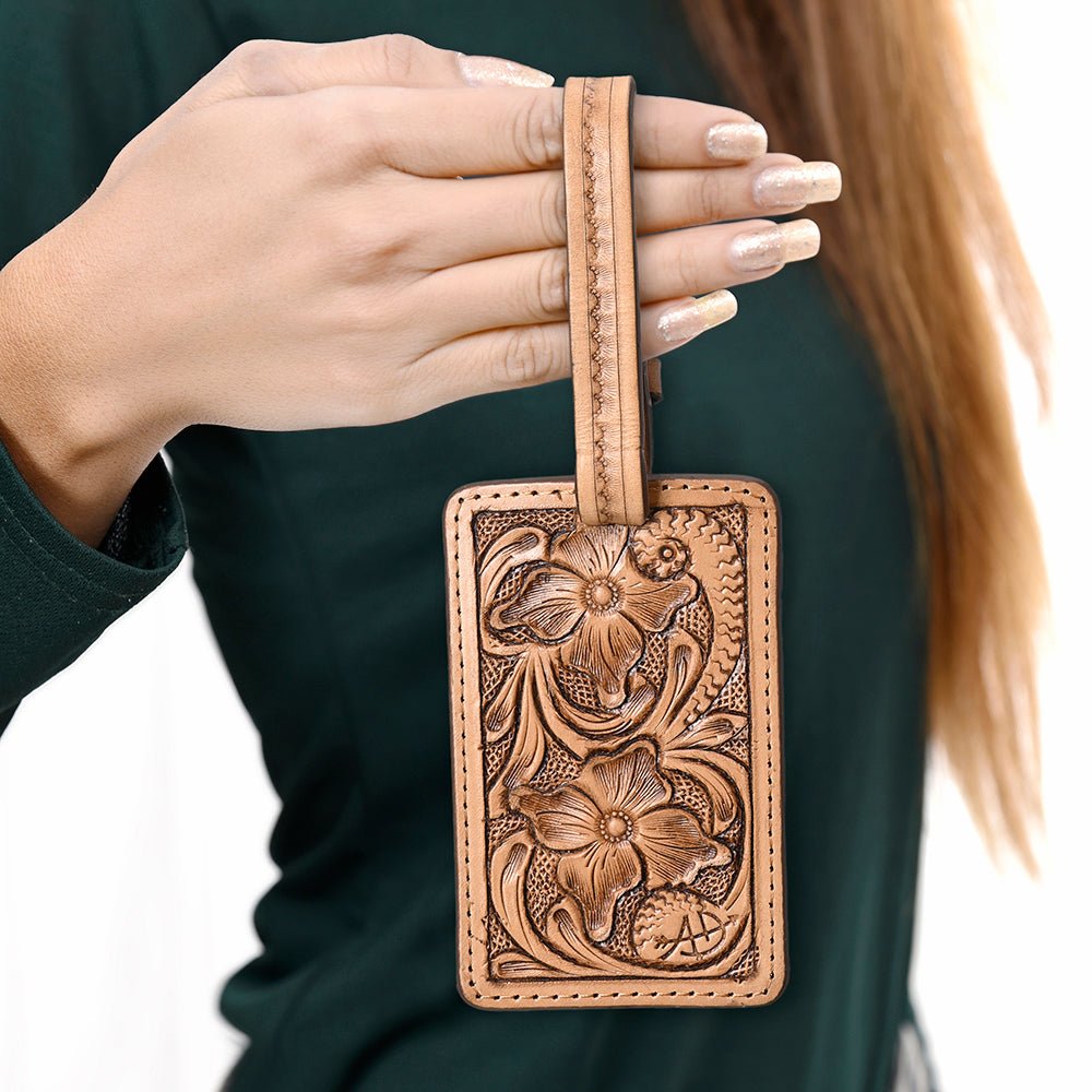 American Darling Beautifully Hand Tooled Genuine Leather
