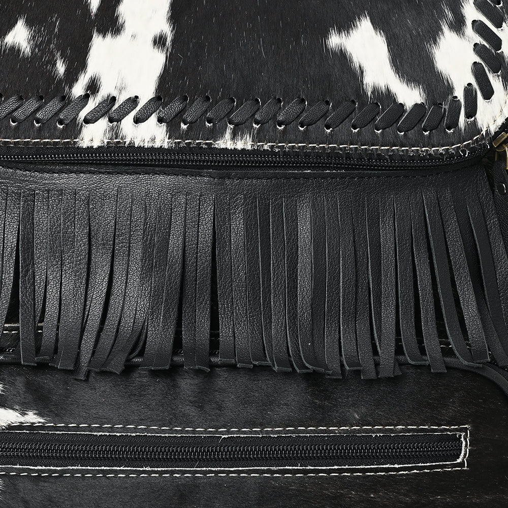 OHLAY Hair-On Leather Backpack