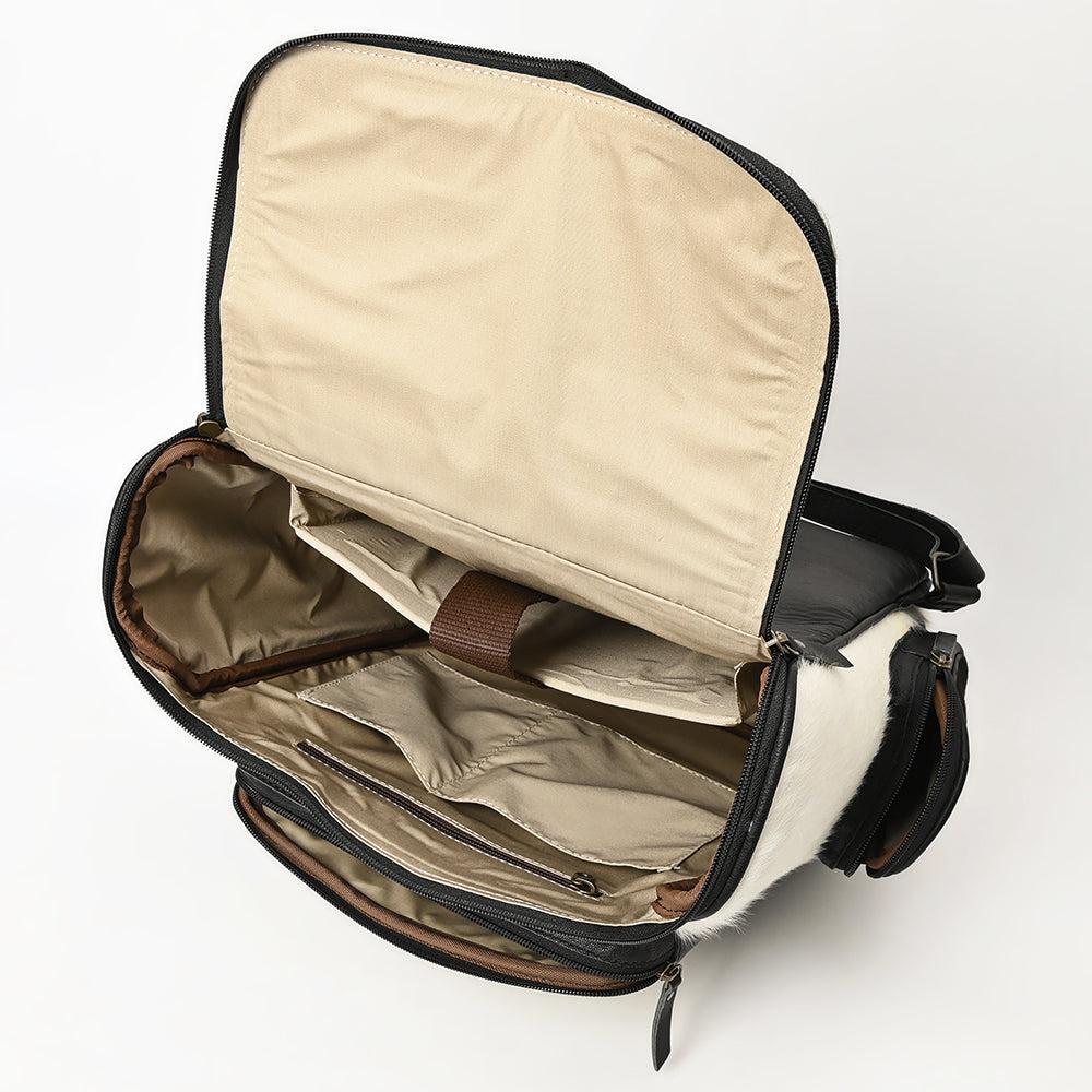 OHLAY Hair-On Leather Backpack