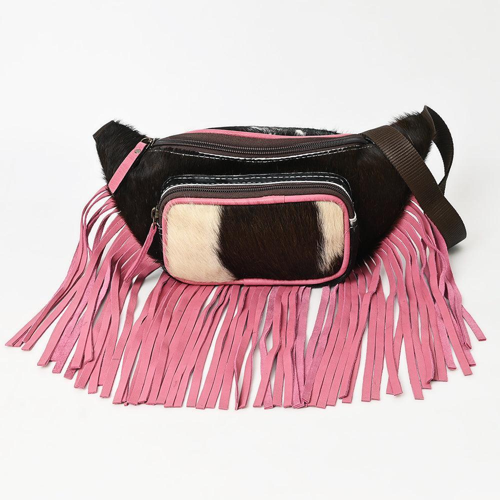OHLAY Hair-On Leather Fanny Pack