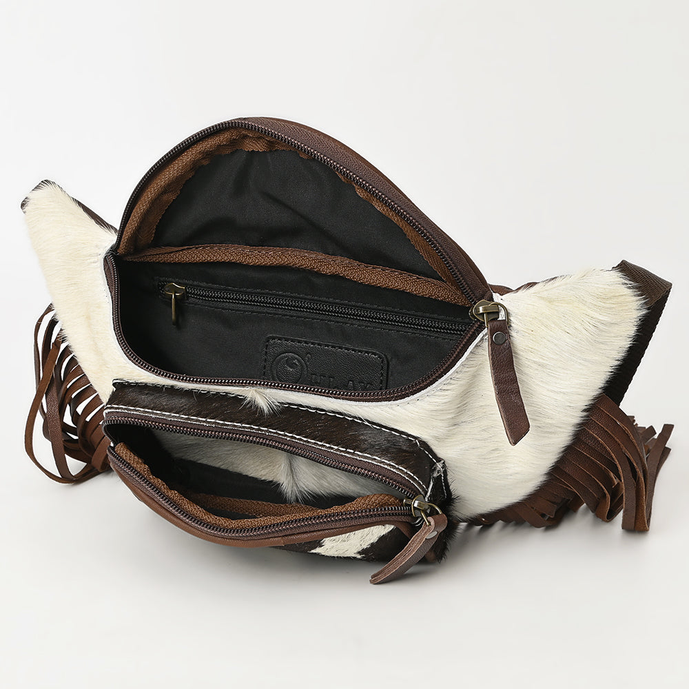 Ohlay Bags OHG186B FANNY PACK Hair-on Genuine Leather women bag western handbag purse