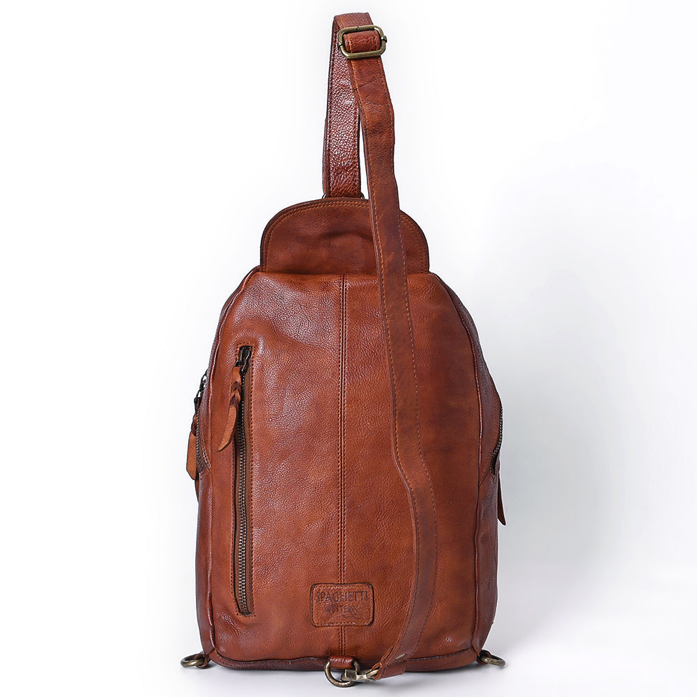 Spaghetti Western Sling Vintage Genuine Leather