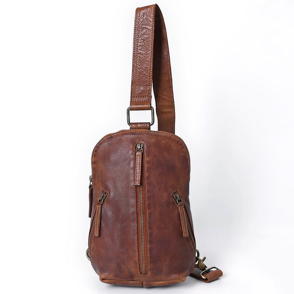 Spaghetti Western Sling Vintage Genuine Leather