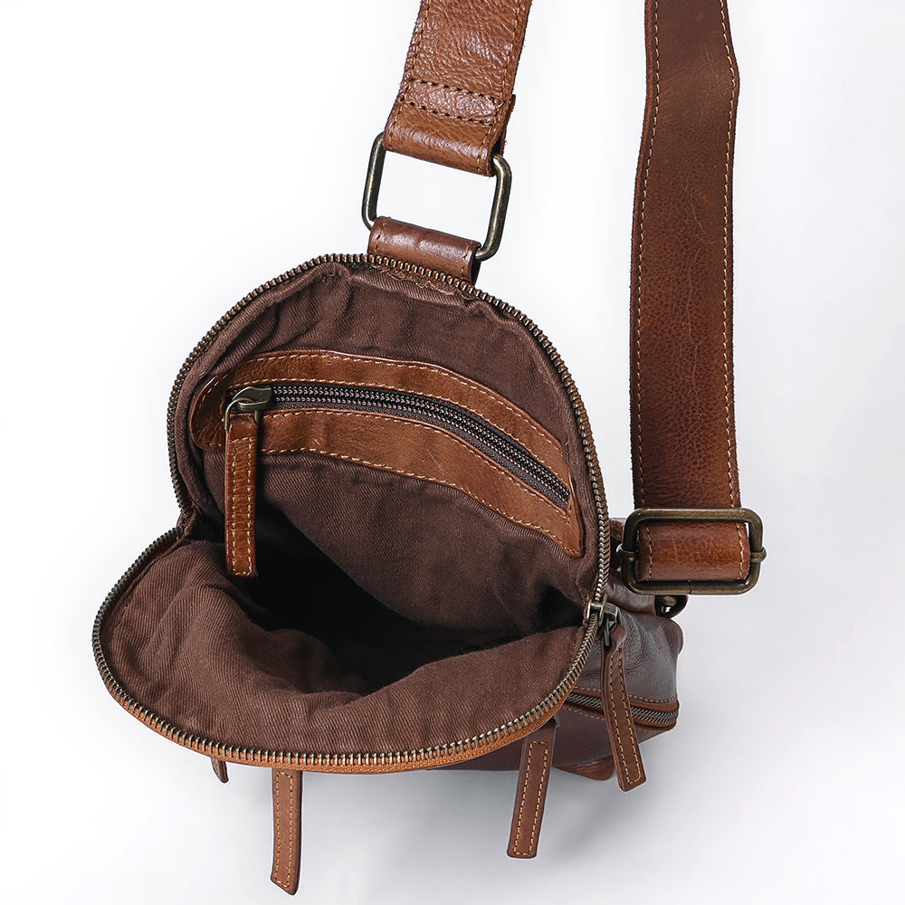 Spaghetti Western Sling Vintage Genuine Leather