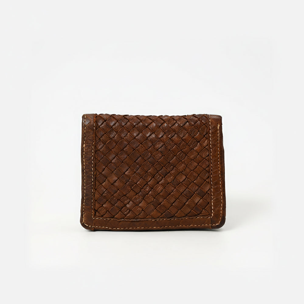 Spaghetti Western SWM111 Wallet Vintage Handmade Drum Dyed Genuine European Cowhide Leather Women Bag Handbag Purse