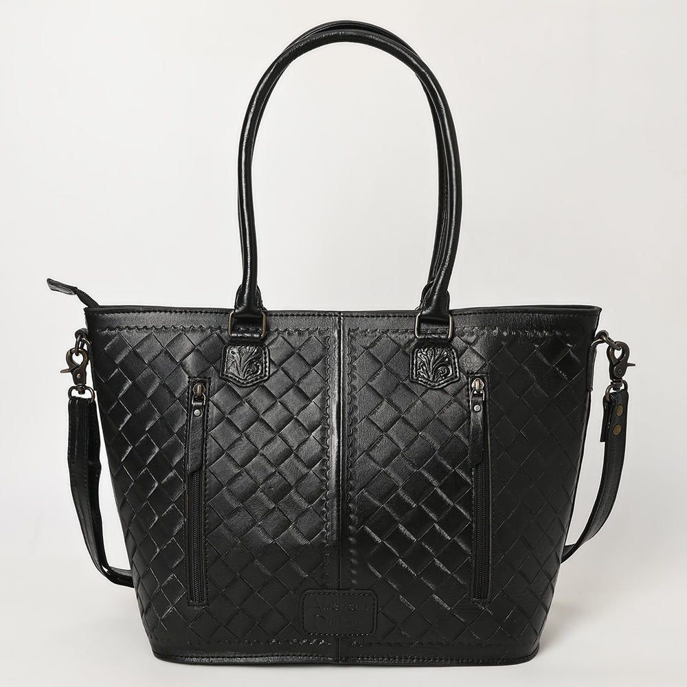 American Darling Tote Hand Tooled Genuine Leather
