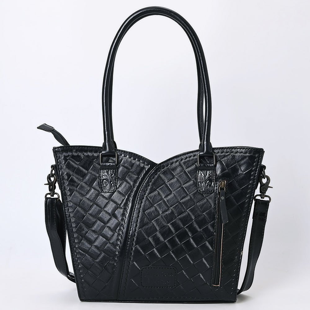 Tote Hand Tooled Genuine Leather