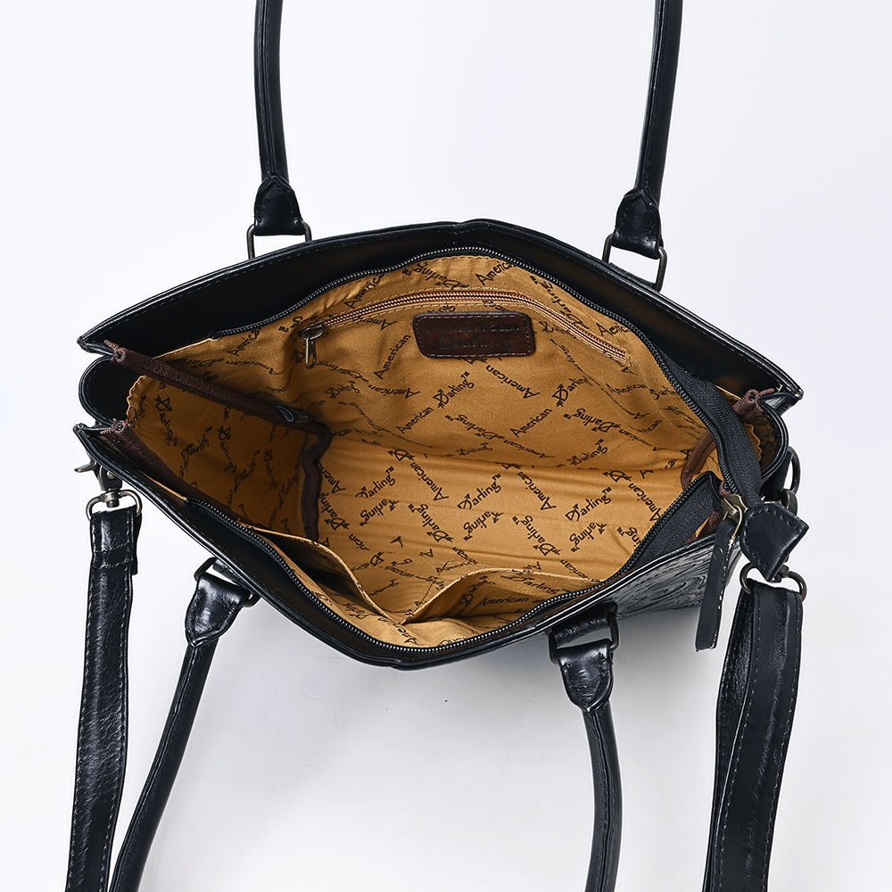 Tote Hand Tooled Genuine Leather