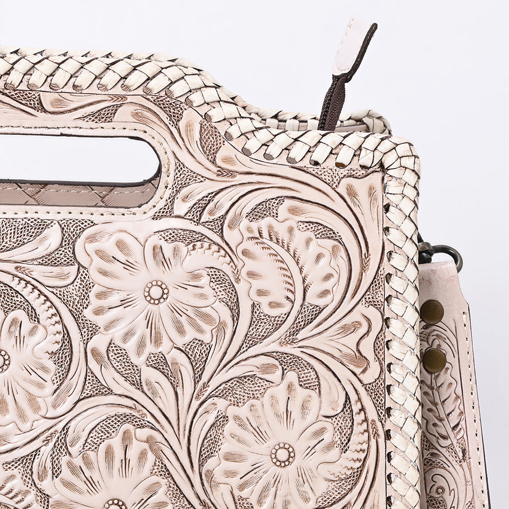 Clutch Hand Tooled Genuine Leather