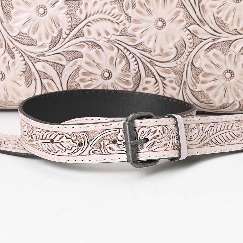 Clutch Hand Tooled Genuine Leather