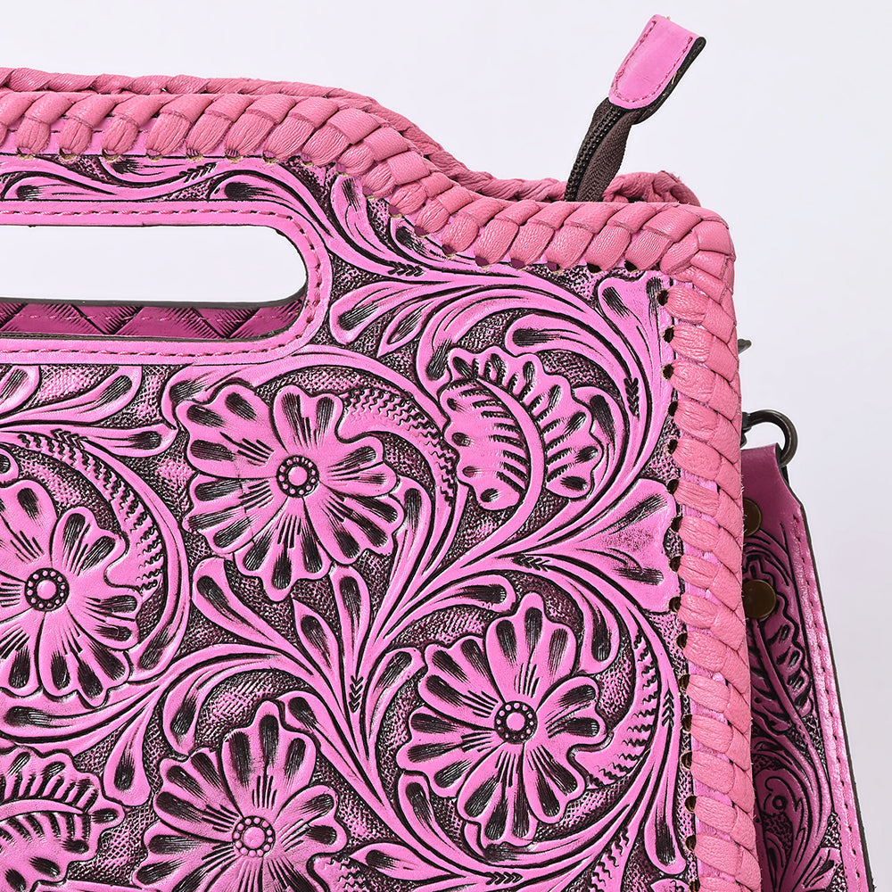 Clutch Hand Tooled Genuine Leather