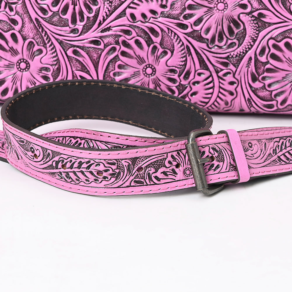 Clutch Hand Tooled Genuine Leather