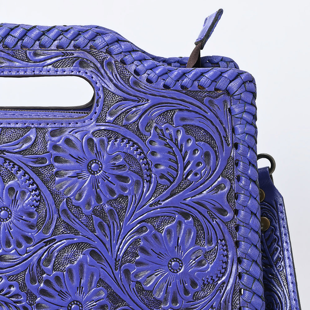 Clutch Hand Tooled Genuine Leather