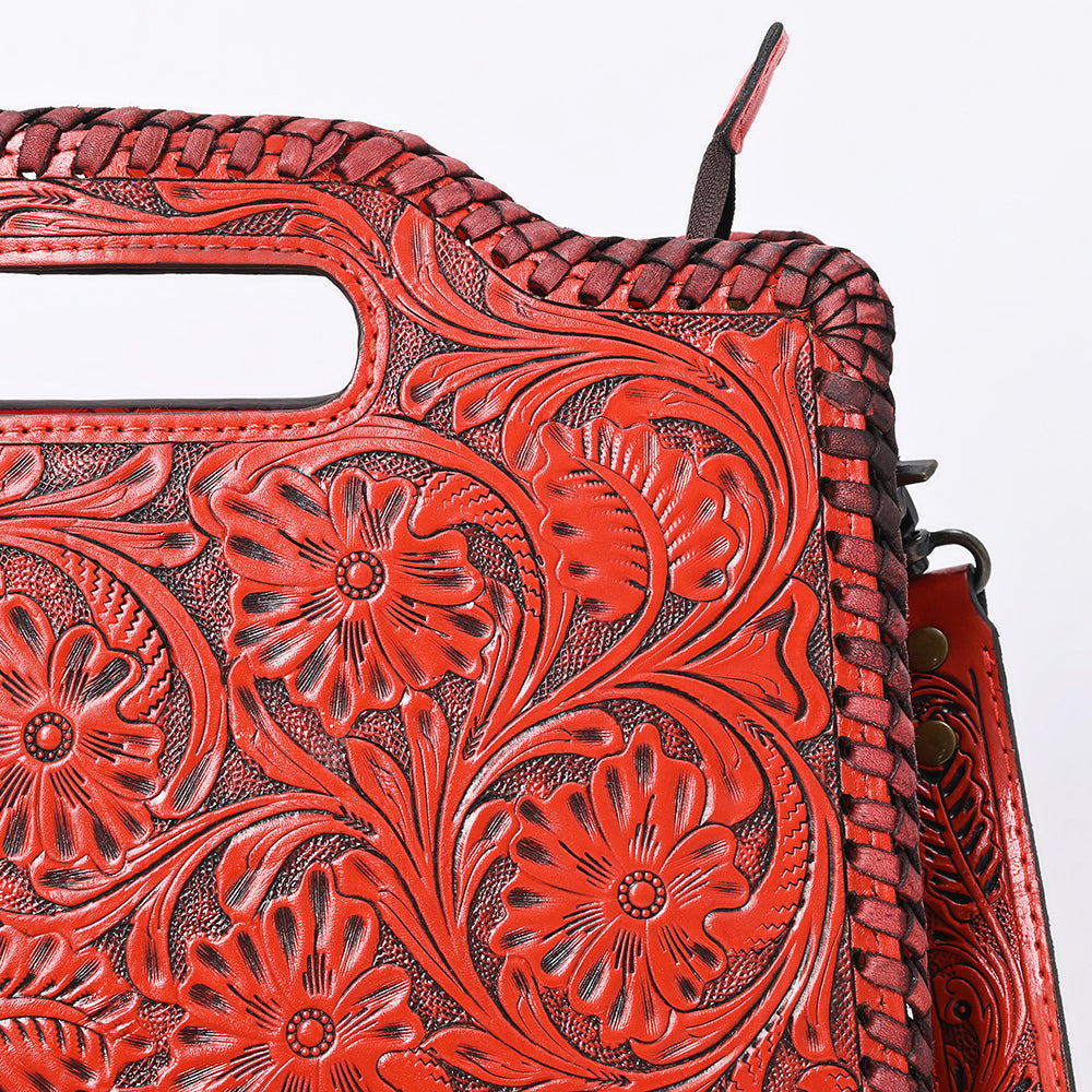 Clutch Hand Tooled Genuine Leather