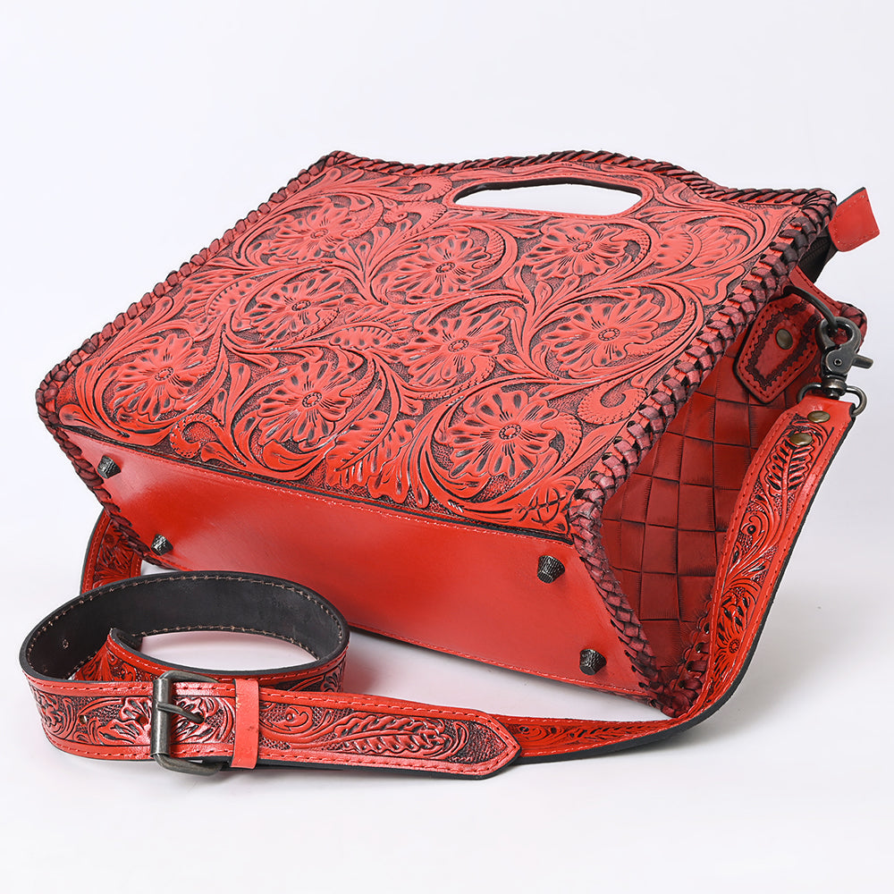 Clutch Hand Tooled Genuine Leather