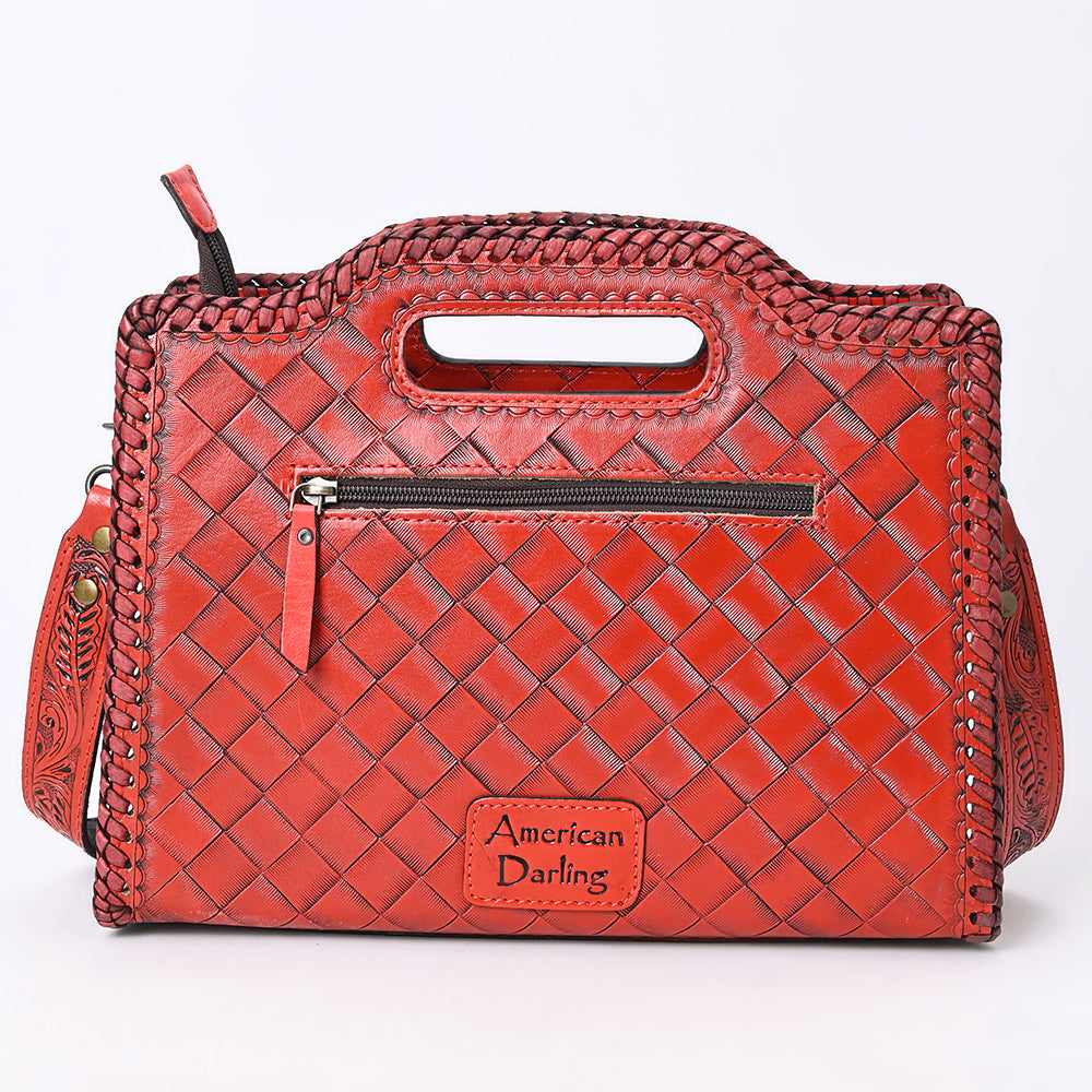 Clutch Hand Tooled Genuine Leather