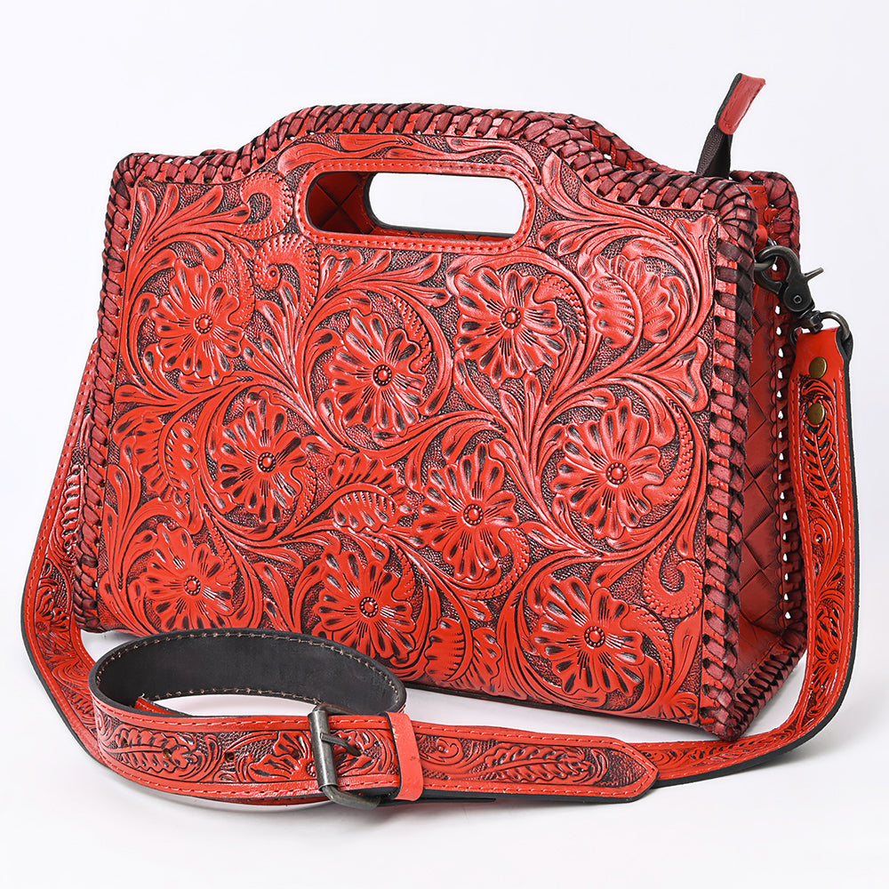 Clutch Hand Tooled Genuine Leather
