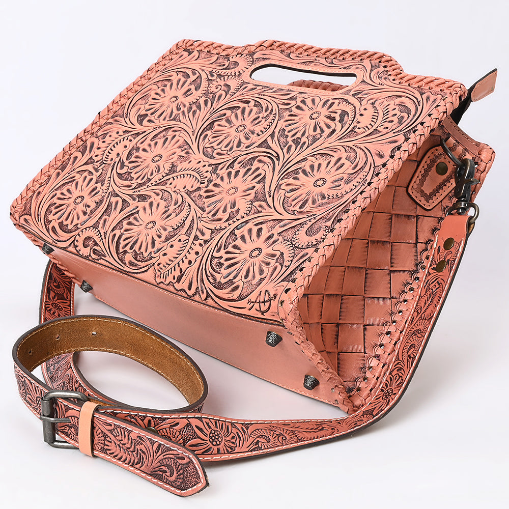 Clutch Hand Tooled Genuine Leather