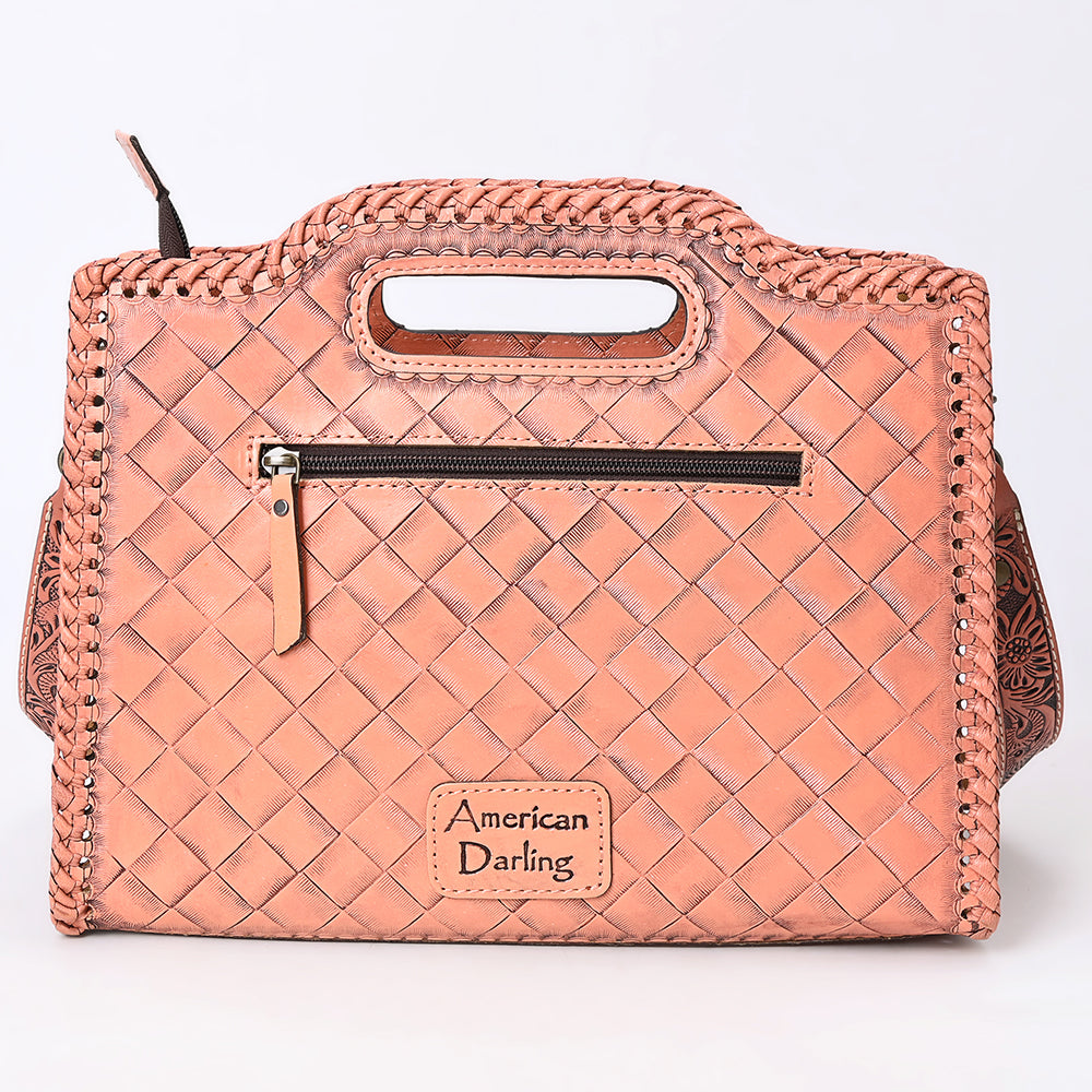 Clutch Hand Tooled Genuine Leather