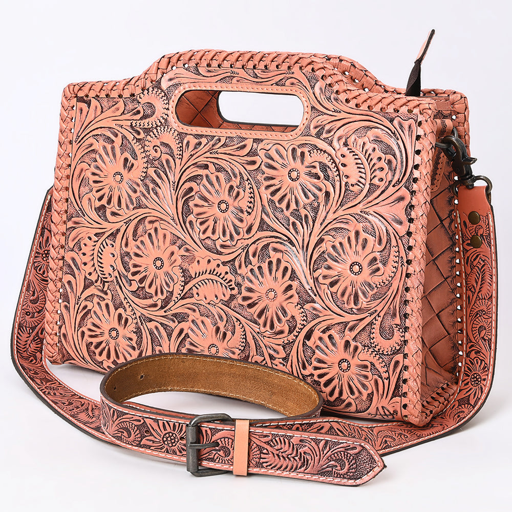 Clutch Hand Tooled Genuine Leather