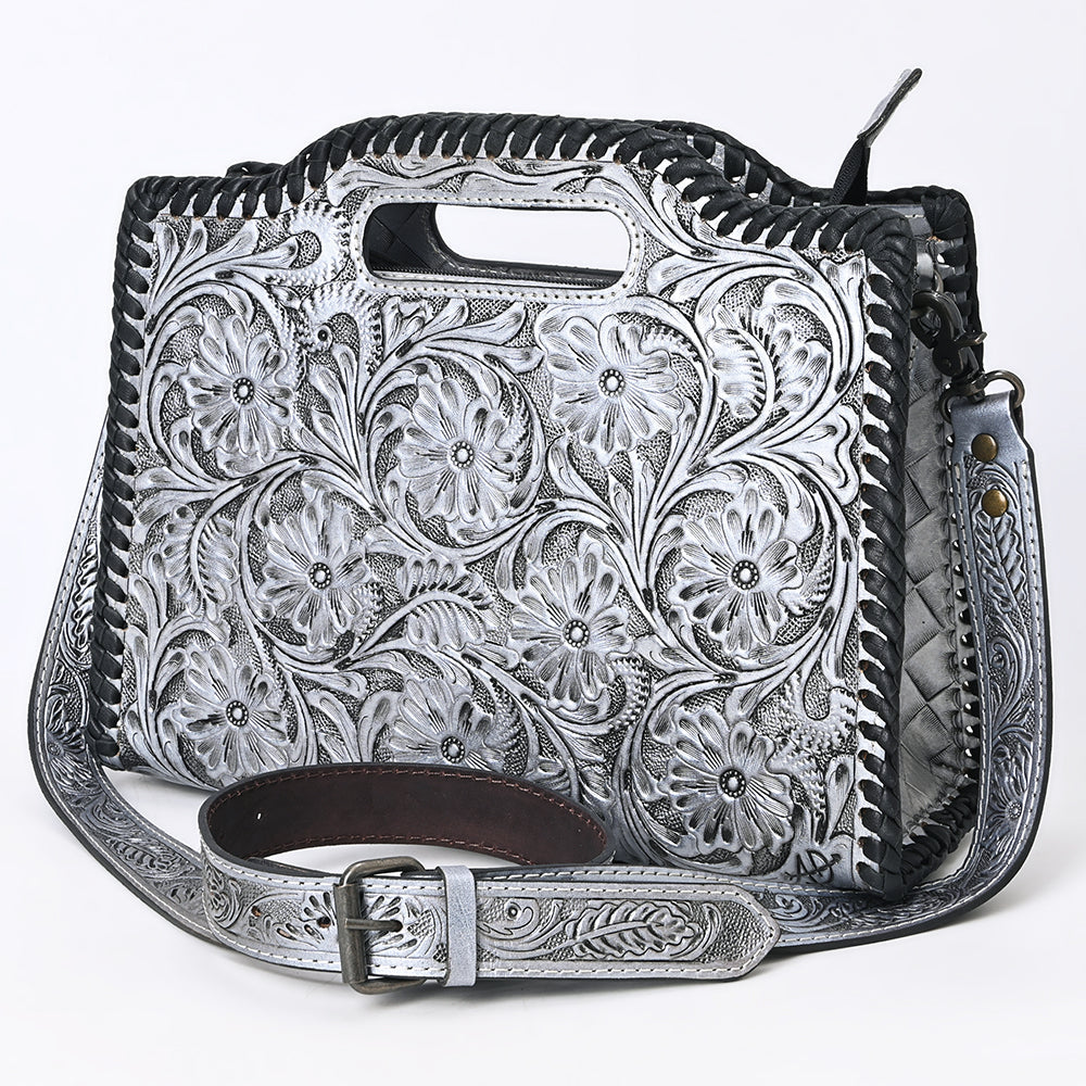Clutch Hand Tooled Genuine Leather